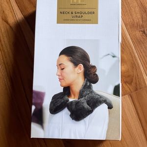 Black Neck Shoulder Aromatherapy Wrap Weighted Healing Modern Expressions